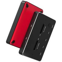 M.2 SATA ir NVMe SSD 2 lizdų doko stotelė, USB-C, USB-A, juoda