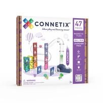 CONNETIX kamuoliukų trasos paleidimo rinkinys (47 dalys)
