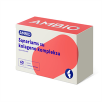 AMBIO Sąnariams su kolageno kompleksu, 60 kapsulių