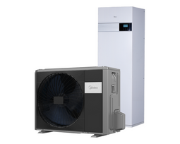 Midea oras-vanduo šilumos siurblys M-THERMAL ARCTIC HBT-A100 / 190CDS90GN8-B2 MHA-V6W/D2N8-B2 su integruotu 190l talpos boileriu 6,2 kW -