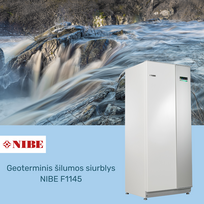 Geoterminis šilumos siurblys NIBE F1145