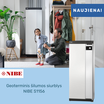 Geoterminis šilumos siurblys NIBE S1156