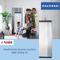 Geoterminis šilumos siurblys NIBE S1256 PC (8 kw)