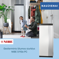 Geoterminis šilumos siurblys NIBE S1156 PC (8 kw)