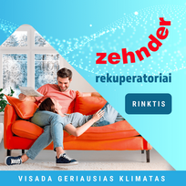 Išmanus valdymo pultas ZEHNDER ComfoAir serijos rekuperatoriams „Multi Control“