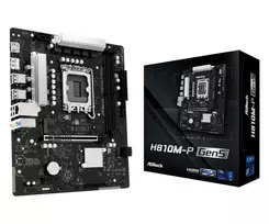 ASRock H810M-P GEN5 pagrindinė plokštė, LGA1851, mATX, DDR5