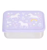 A Little Lovely nerūdijančio plieno priešpiečių dėžutė Unicorn Dreams