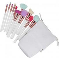 Ilū Basic Multi Color makiažo šepetėlių rinkinys su dėklu 11 vnt. - 1 vnt.