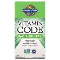 Vitamin Code Raw B-Complex - 120 vegan kapsulių - Garden of Life