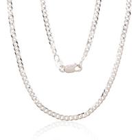 Sidabrinė grandinėlė Cartier 2,5 mm su deimantiniu apdirbimu – Sidabras 925, 45 cm