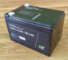 Lithium battery for echo sounder Green cell LifePO4 12V 12A