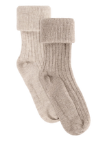 Huttelihut - Wool Rib Socks 2-Pack - Kūdikių kojinės - Smėlio