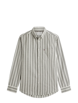 Tommy Hilfiger - Flannel Stripe Rf Shirt - Flaneliniai marškiniai - Žalia