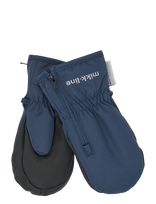 Mikk-line - Polyester Mittens W. Zip - Pirštinės - Tamsiai mėlyna