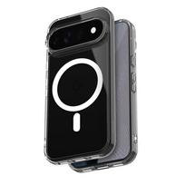 Crong Hybrid Clear Magnetic MagSafe dėklas, skirtas Google Pixel 11 Pro XL, skaidrus