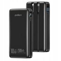 Išorinė baterija Polion 25000mAh 100W greitas įkrovimas USB-C PD QC