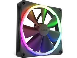 NZXT F140 RGB  Kompiuterio korpusui Ventiliatorius 14 cm Juoda 1 vnt (RGB LED veikia tik su NZXT RGB  and  Fan Controller (2022))