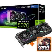PNY Technologies GeForce RTX 5070, 12GB GDDR7, EPIC-X RGB OC Triple Fan (DLSS 4) VCG507012TFXXPB1-O