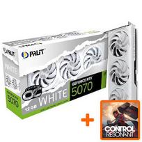 Palit GeForce RTX 5070, 12GB GDDR7, White OC (DLSS 4) NE75070U19K9-GB2050W