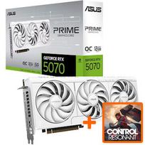 Asus GeForce RTX 5070, 12GB GDDR7, Prime OC White (DLSS 4) PRIME-RTX5070-O12G-WHITE