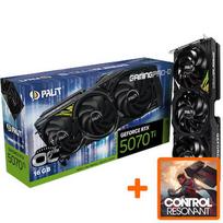 Palit GeForce RTX 5070 Ti, 16GB GDDR7, GamingPro-S OC (DLSS 4) NE7507TS19T2-GB2031U