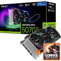 PNY Technologies GeForce RTX 5070 Ti, 16GB GDDR7, ARGB EPIC-X ARGB OC Triple Fan (DLSS 4) VCG5070T16TFXXPB1-O
