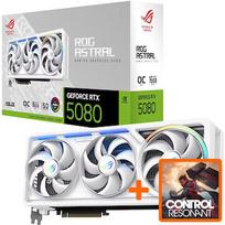 Asus GeForce RTX 5080, 16GB GDDR7, ROG Astral OC White (DLSS 4) ROG-ASTRAL-RTX5080-O16G-WHITE