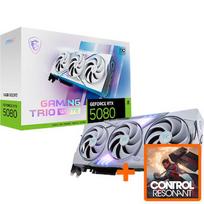 MSI GeForce RTX 5080, 16GB GDDR7, Gaming Trio OC White (DLSS 4) V531-045R