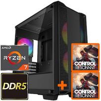 TopPC AMD Ryzen 7 (Zen 5) Compact GMNG, 750W, Ryzen 7 9850X3D, 360mm AIO, 32GB (2x16) DDR5, GeForce RTX 5070 DATK405-1413209
