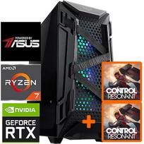 TopPC AMD Ryzen 7 Gaming Powered by ASUS, 16GB (2x8) DDR4, GeForce RTX 5080, 2TB NVMe Gen4, no OS DATK171-1299374