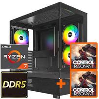 TopPC AMD Ryzen 7 (Zen 5) GMNG X3D, Ryzen 7 9800X3D, 64GB (2x32) DDR5, GeForce RTX 5070 Ti, 2TB NVMe Gen4 DATK386-1310064