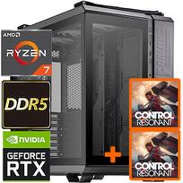 TopPC AMD Ryzen 7 (Zen 4) TUF Gaming Powered by ASUS, Ryzen 7 7800X3D, 64GB (2x32) DDR5, GeForce RTX 5080, 2TB NVMe Gen4, no OS DATK323-1276521