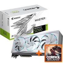 Gigabyte GeForce RTX 5090, 32GB GDDR7, AORUS MASTER ICE (DLSS 4) GV-N5090AORUSM ICE-32GD