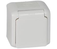 Legrand - Sieninis lauko lizdas 250V/16A FORIX IP44 baltas