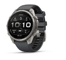 „Garmin fenix 9 Pro“ išmanusis laikrodis, 47 mm, titano korpusas su grafito ir juodos spalvos silikonine apyranke