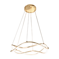 Šviestuvas lubų Light Prestige Twist LP-1982/1P GD, LED, 3000 - 6000 °K, 1 x 50 W, balta sp. / aukso sp.