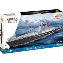 Konstruktorius, laivas Cobi Historical Collection U-Boot U-52 (Type VIIB) 4852, 474 vnt., pilka sp.