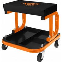 Neo Tools Workbench stool on wheels with tool shelf
