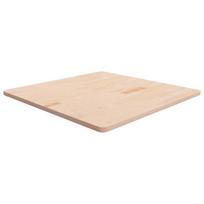 vidaXL Stalviršis, 90x90x2,5cm, neapdorotas ąžuolo medienos masyvas