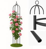 Metalinė sodo pergolė rožėms 195 cm