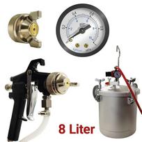 Profesionali HVLP dažymo sistema su 1,4 mm antgaliu ir 600 ml talpa