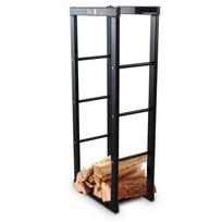 Minimalistinis malkų stovas židiniui