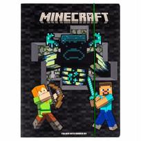 Astra Minecraft A4 piešinių aplankas su gumele