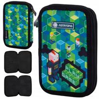AstraBag Minecraft Game dviejų skyrių penalas, be priemonių