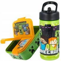 Minecraft pietų dėžutės ir 410 ml gertuvės rinkinys