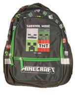 St. Majewski Minecraft vieno skyriaus mokyklinė kuprinė, įvairiaspalvė