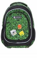 AstraBag Minecraft A4 kelių skyrių mokyklinė kuprinė, 20 l