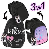 Back Up PLB8D37 3-in-1 K-pop mokyklinė kuprinė, 26 l