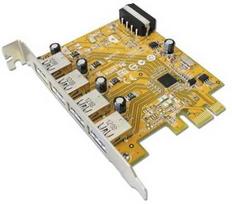 Šakotuvas IO Sunix PCIe 4x USB 3.0 (USB4300N) Retail