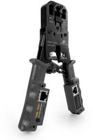 Spacetronik RJ45/RJ12/RJ11 užspaudimo replės su LAN testeriu NT-CT04